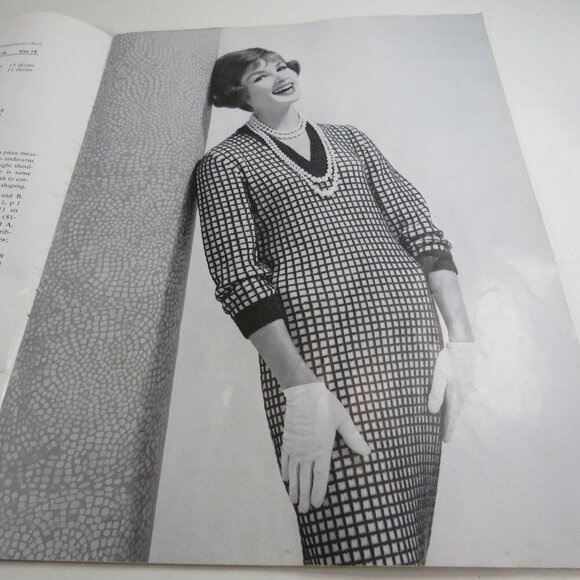 Fleisher's Hand Knitting Fashion Magazine Vol 103..1958 with real patterns - Picture 9 of 16